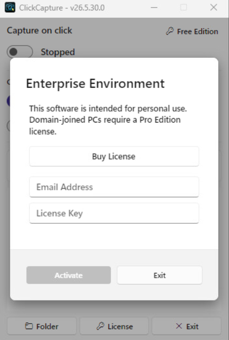 Enterprise Environment Detection