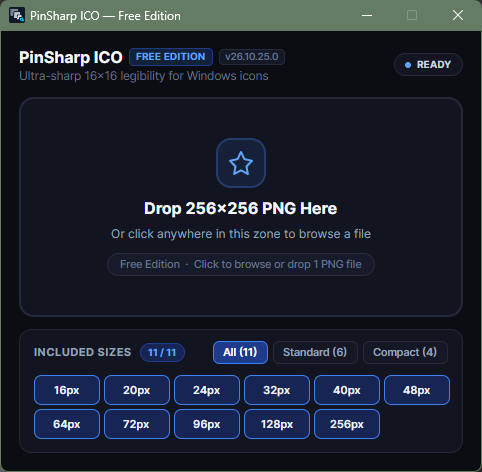 PinSharp ICO Main Interface